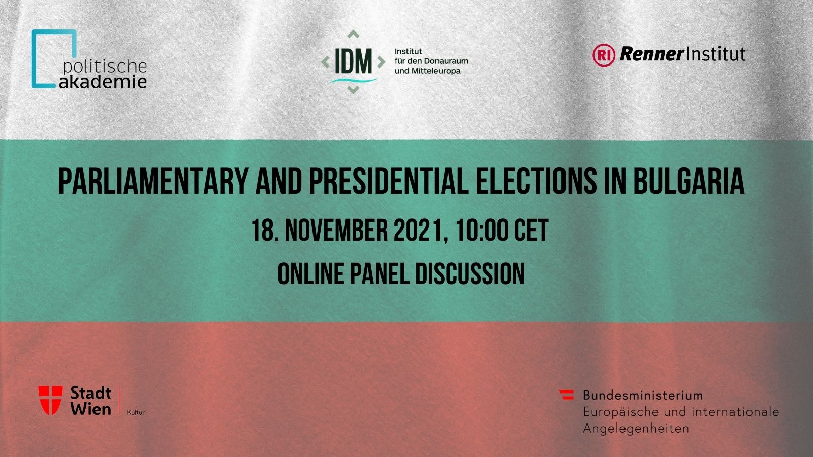 Online panel discussion "Parliamentary and Presidential Elections in Bulgaria"