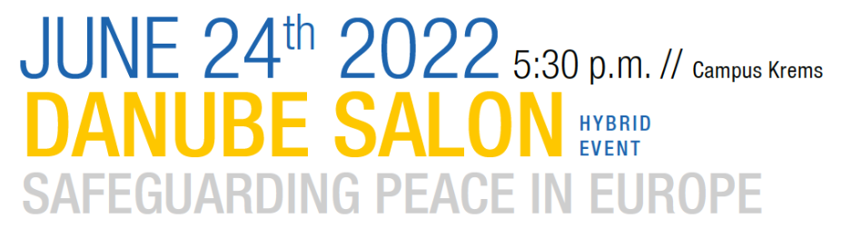 Danube Salon: Safeguarding Peace in Europe