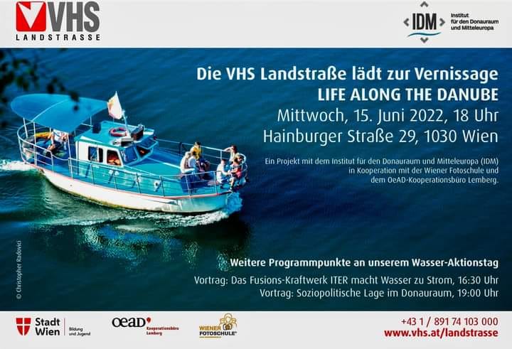 Kunstadresse Landstraße: "Life Along The Danube": Vernissage der Fotoausstellung