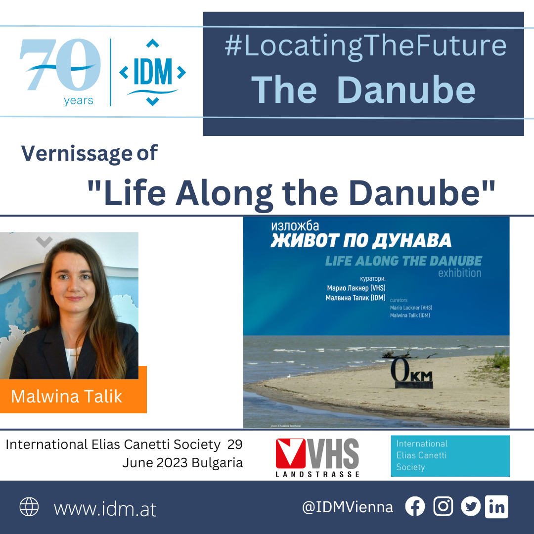 A vernissage of “Life Along the Danube” in the framework of the event series “70 Years of the IDM - Locating the Future”