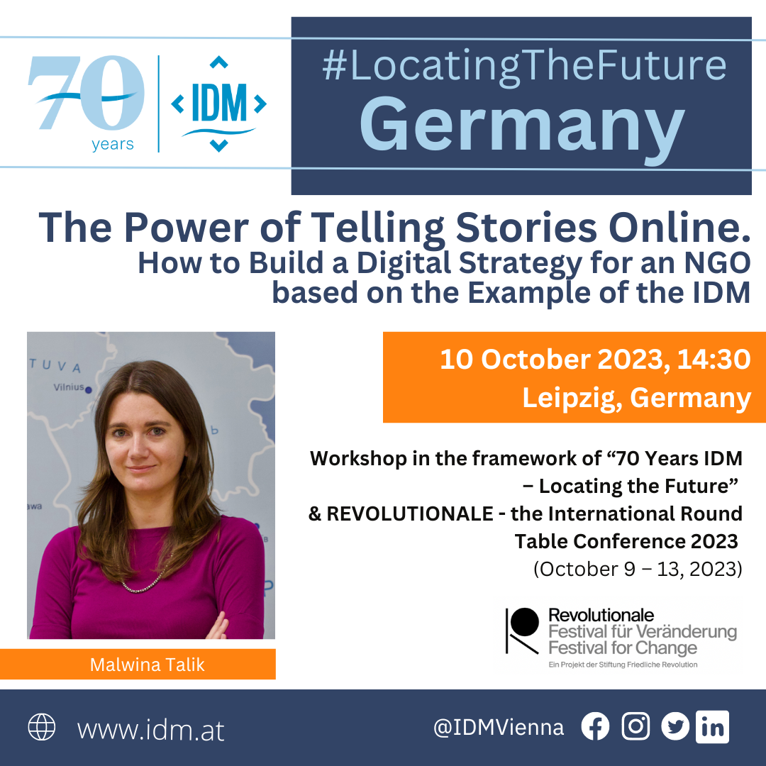 The Power of Telling Stories Online. How to Build a Digital Strategy for an NGO using/based on the Example of the Institute for the Danube Region and Central Europe