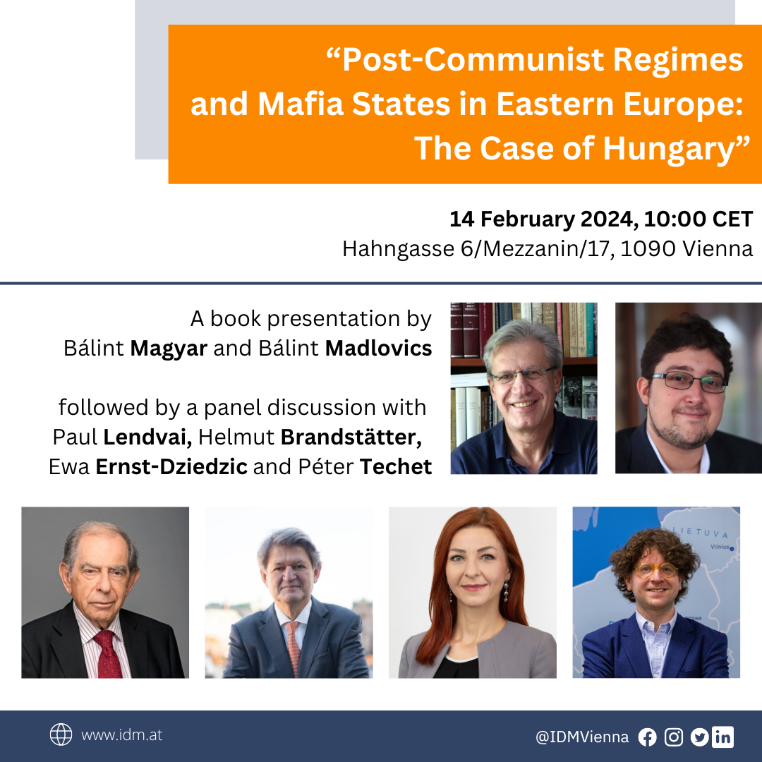 Buchvorstellung und Diskussion: „Postkommunistische Regime und Mafiastaaten in Osteuropa: Beispiel Ungarn“